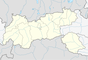 拉滕贝格在蒂罗尔州的位置