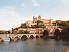 Cathedral St. Nazaire and Pont Vieux at Béziers.