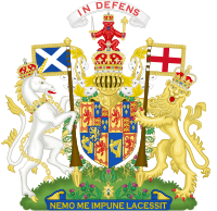 苏格兰国王威廉三世和女王玛丽二世使用的纹章