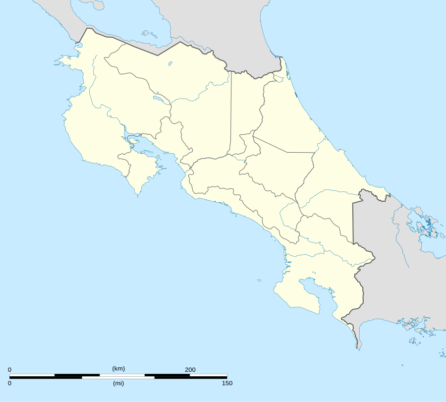 2015–16 Liga FPD is located in Costa Rica