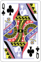 Queen of clubs