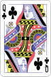 Queen of clubs