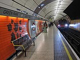 Jubilee line platform at Green Park station