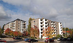 Apartment houses in Huhtasuo.