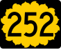 252號堪薩斯州州道 marker