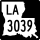 Louisiana Highway 3039 marker