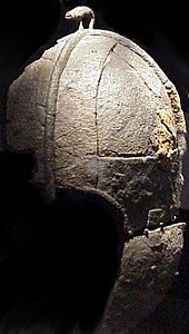 Colour photograph of the Wollaston helmet