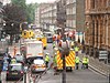 Ambulances at Russell Square, London, after the 7 July bombings