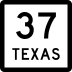 State Highway 37 marker