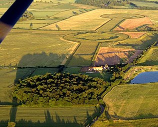 A Neolithic henge: Thornborough Henges in North Yorkshire, U.K.