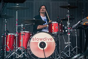 Scott with Slowdive at Wide Awake Festival 2024