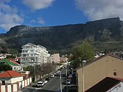 A close view of Table Mountain