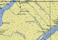 Bosesera Channel, either side of Lake Libanda
