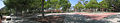 Panorama of the California State University, Long Beach campus.