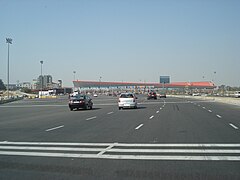 Toll gate of the Delhi Gurgaon Expressway