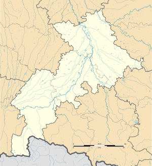 克莱蒙堡在上加龙省的位置