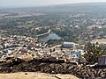 A View of Huliyur Durga City from top of Kumbi Betta