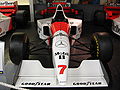 A McLaren MP4/10B from 1995, this was the last F1 car driven by Nigel Mansell