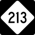 North Carolina Highway 213 marker