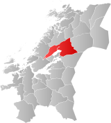 Steinkjer within Trøndelag