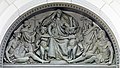 Olin Levi Warner, tympanum representing Writing, above exterior of main entrance doors, 1896