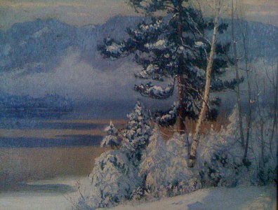 Snowfall, Lac Tremblant (1922) Private Collection