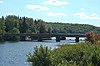 Abandoned Peshekee River Bridge in Michigamme Township