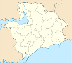 泰尔努瓦泰在扎波罗热州的位置