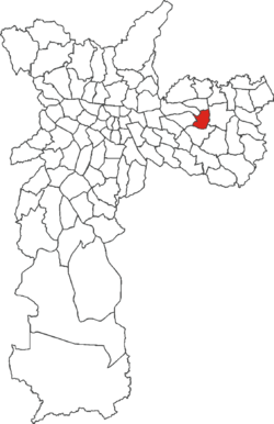 Location in the city of São Paulo