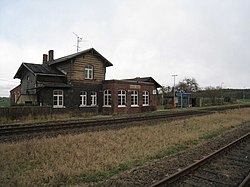 Train station in Grieben