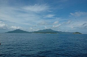 A panoramic view of the Chàm Island