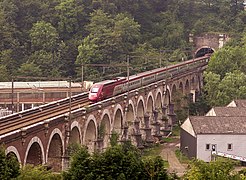 TGV on the Dolhain viaduct in 2007