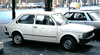 The first facelift version of the 147 (Italian market car, carrying "127" labels)