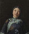 福建水师军官之女肖像，1898年，布面油画，首都博物馆