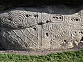 Megalithic art on Newgrange kerbstone