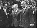 Image 11Former U.S. president Lyndon Johnson meets Alexei Kosygin in Glassboro (1967) (from History of New Jersey)