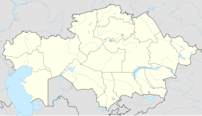 Map showing the location of Almaty State Reserve