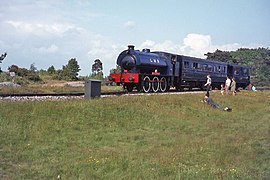 Longmoor Military Railway, Hampshire, England Where Chitty passes a train