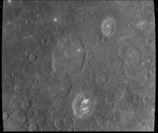 Mariner 10 image with Tyagaraja at bottom
