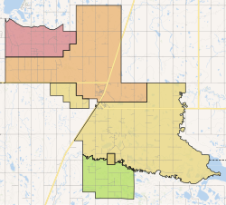 Map of the Maskwacis area with individual reserves labeled.