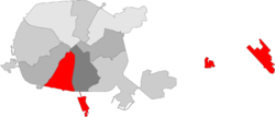 Location of Kastrychnitski District