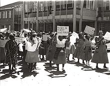 National Women's Day protest