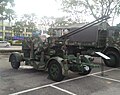 Oerlikon 35mm anti aircraft gun of Malaysian Army.