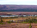 The Susitna River crossing is the only large bridge on the highway.