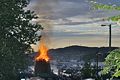 Image 12Traditional Norwegian St. Hansbål (midsummer) bonfire in Laksevåg, Bergen (from Culture of Norway)