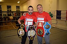 Tasif holds his Superflyweight World Championship, Superflyweight World Championship, Bantamweight World Championship and International Masters Championship belts.