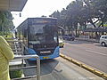Gemilang bodied Scania K340IA articulated bus for Transjakarta bus rapid transit