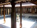 Traditional house in southern India with courtyard.