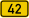 Bundesstraße 42 number.svg