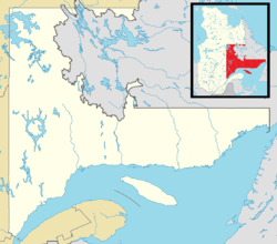 Aguanish is located in Côte-Nord region, Quebec